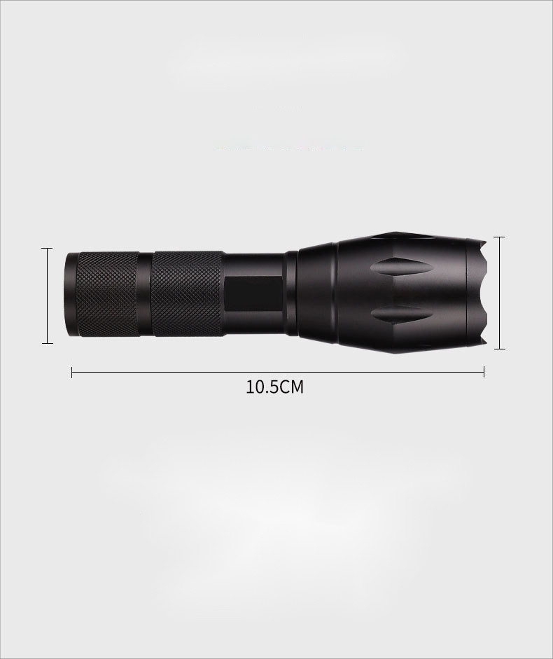 Gold Orion KM-108 T6 LED Şarjlı El Feneri 5 Modlu 200 Metre Işık Mesafesi