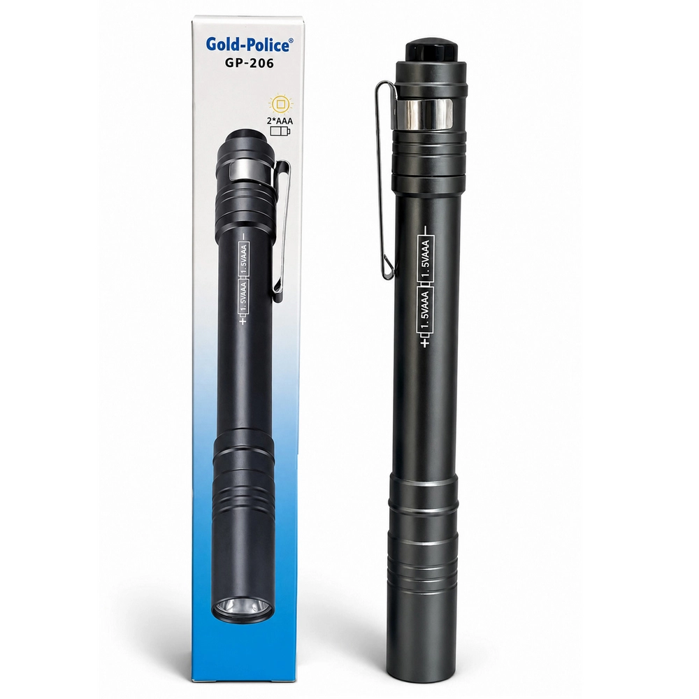 Gold Police GP-206 LED Beyaz Işıklı Doktor Kalem Fener