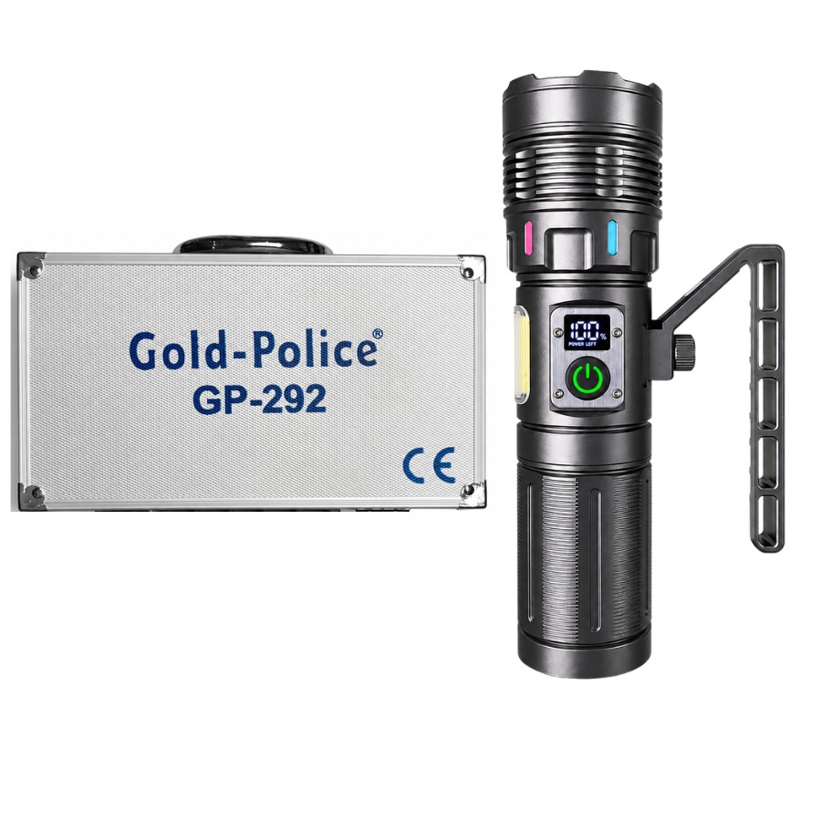 Gold Police GP-292 50 Watt 5000 Lümen Profesyonel Şarjlı El Feneri