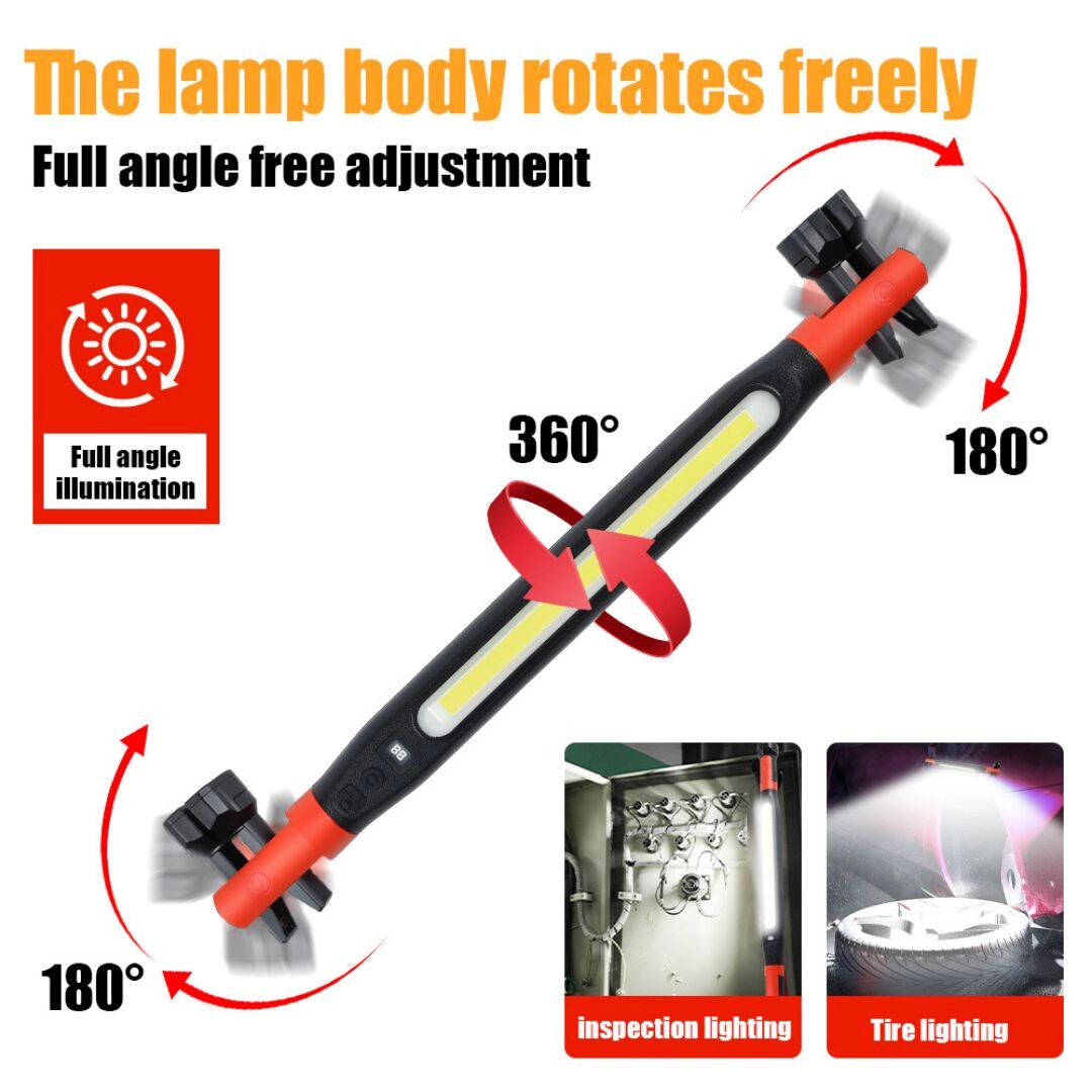 Gold Silver GS-2080 40W 4000 Lümen Mıknatıslı Şarjlı LED Çalışma ve Tamir Lambası
