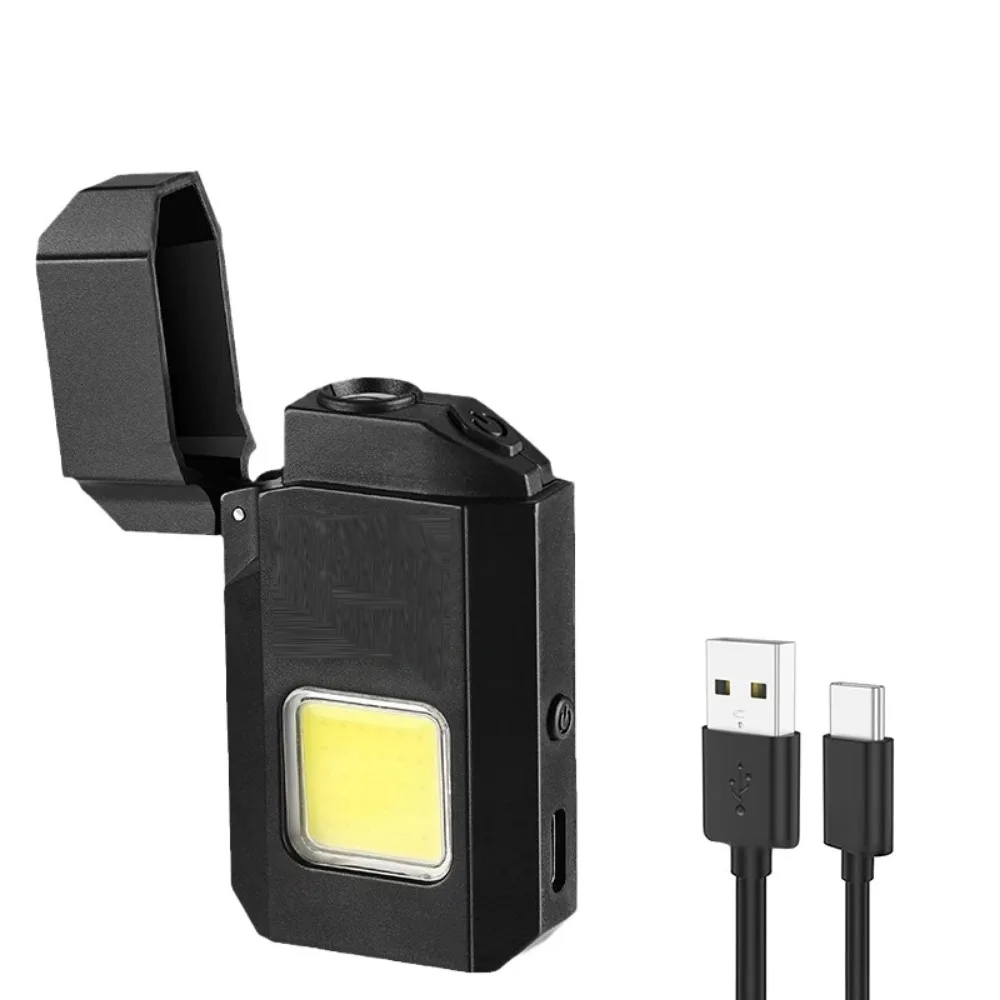Gold%20Silver%20GS-4000%20Su%20Geçirmez%20COB%20LED%20Type-C%20Şarjlı%20Elektrikli%20Çakmak%20Cep%20Işığı