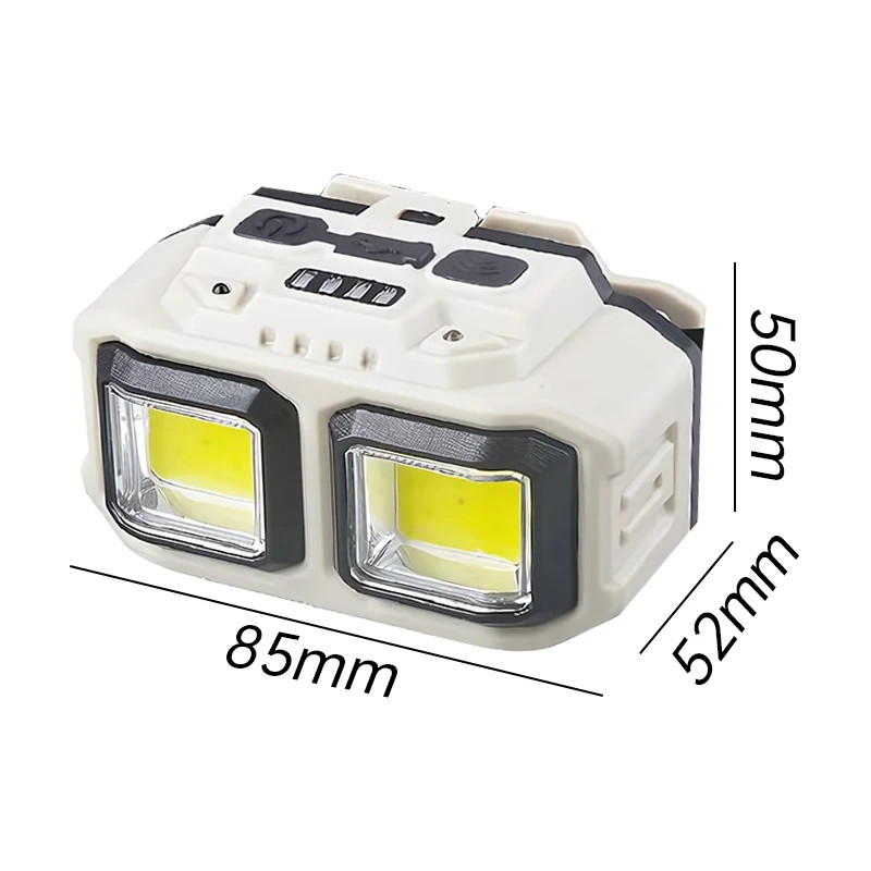 Gold Silver GS-810 Hareket Sensörlü 4 Mod USB Type-C Şarjlı El Feneri