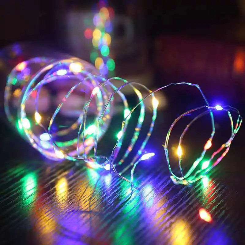 Greyder GD968 Şerit Pilli Aydınlatma 10 metre 100 Adet RGB Peri Led