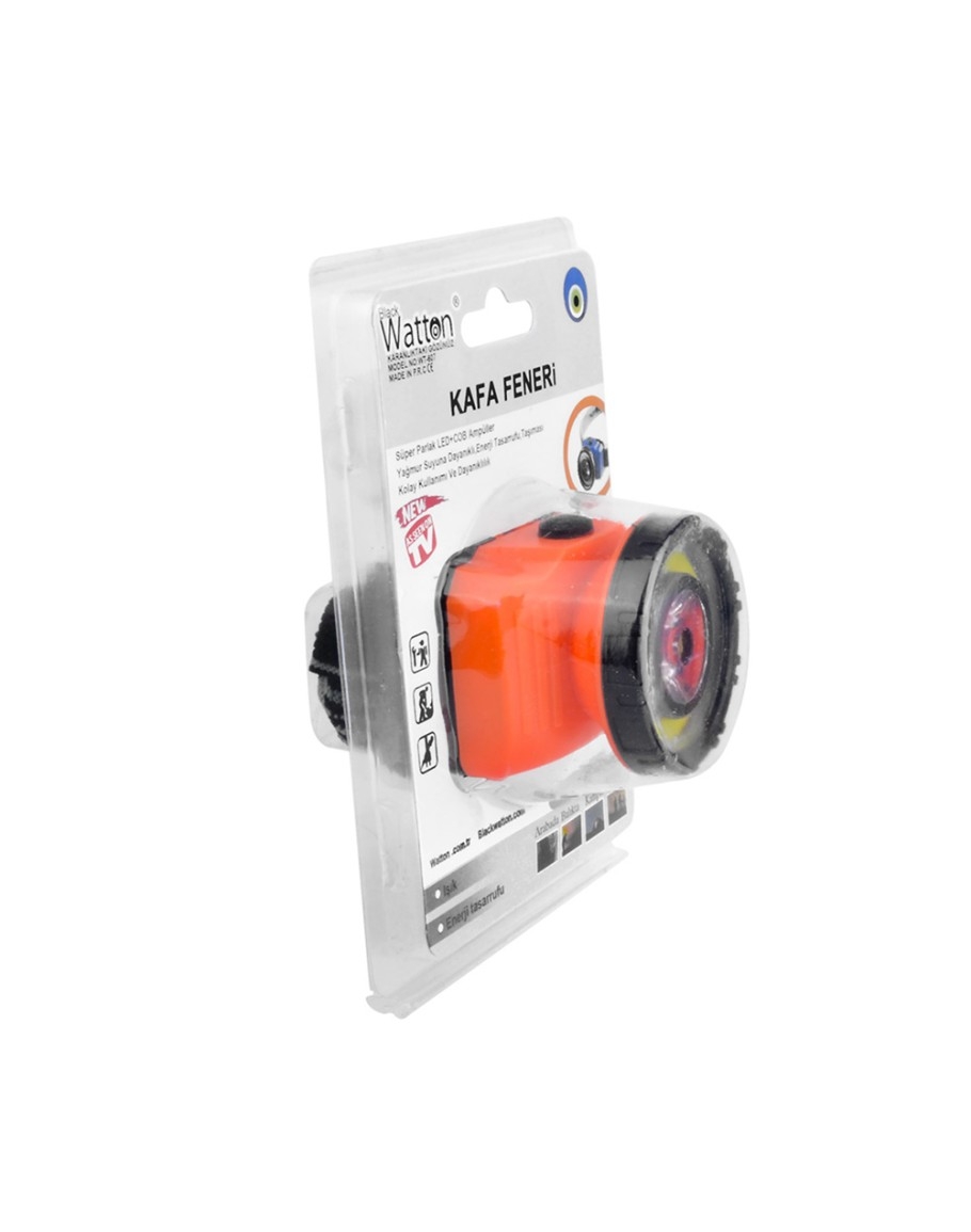Watton WT-607 Güçlü Pilli Kafa Feneri