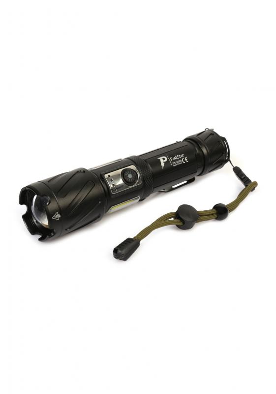 PeakStar PS-3690 XHP99 + COB LED Zoomlu Mıknatıslı Type-C Şarjlı El Feneri