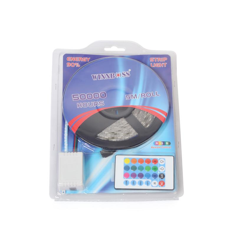 Winboss 5 Metre Tek Çip RGB Kumandalı Animasyon Seti Şerit LED