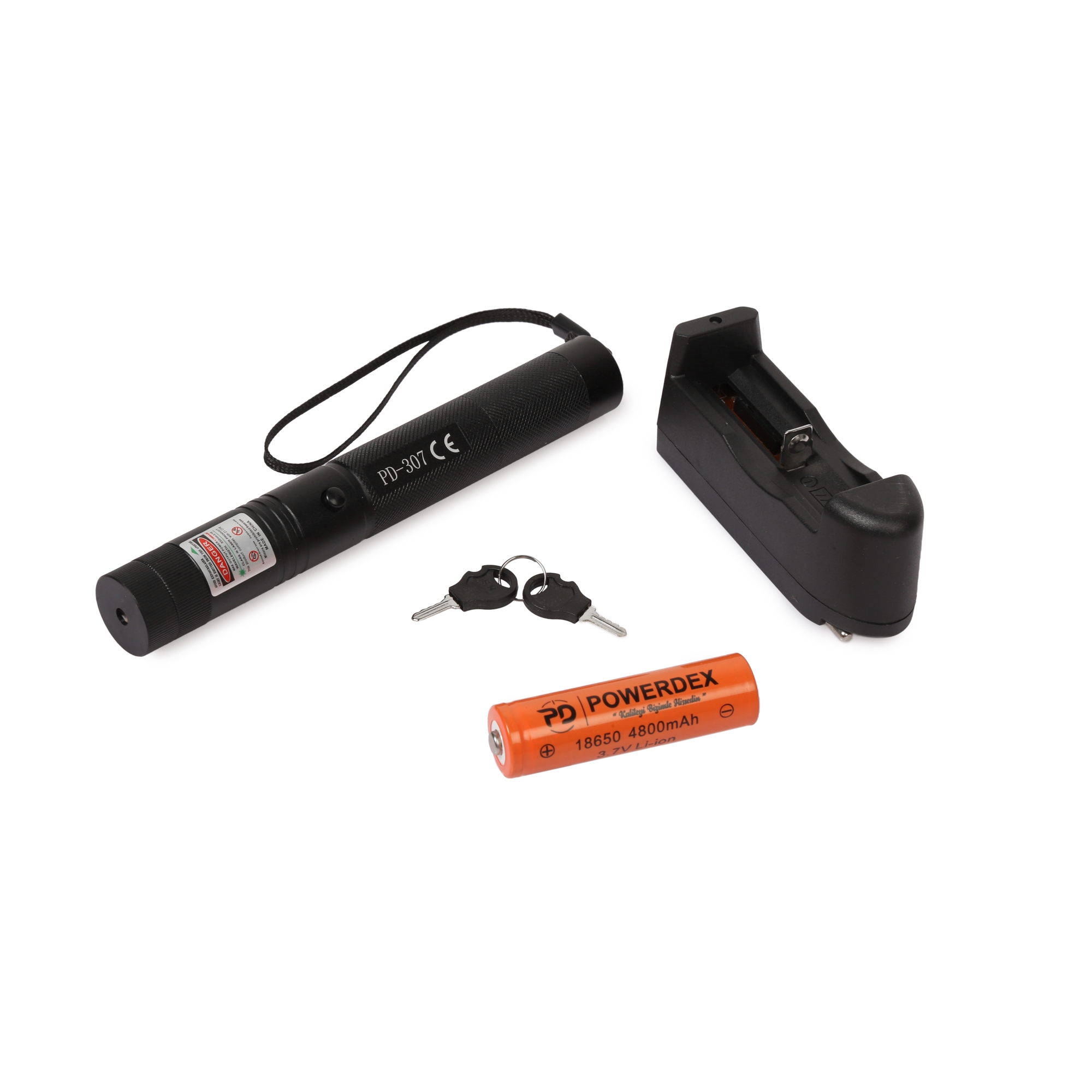 Powerdex PD-307 Şarjlı Yeşil Lazer Pointer