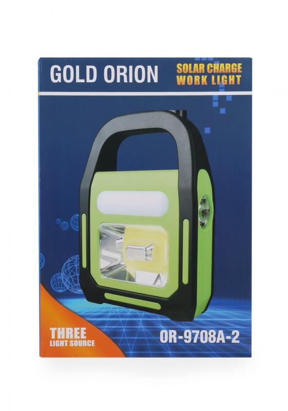 Gold Orion OR-9708A-1 Solar Panelli COB Ledli Solar Aydınlatma