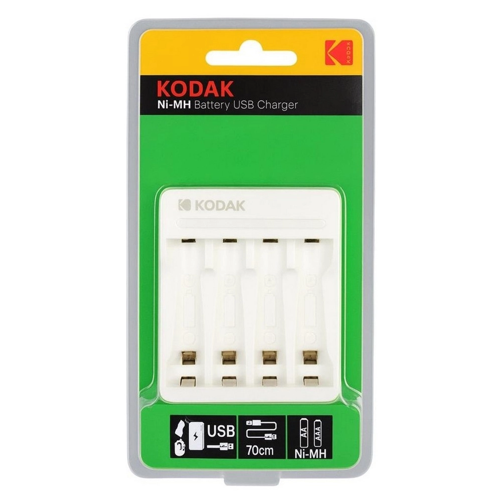 Kodak KD-29490 4’lü AA/AAA Ni-MH Type-C Otomatik Hızlı Pil Şarj Cihazı
