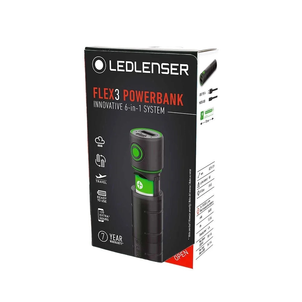Ledlenser MT10 1000 Lümen Şarjlı El Feneri Flex3 Powerbank Seti