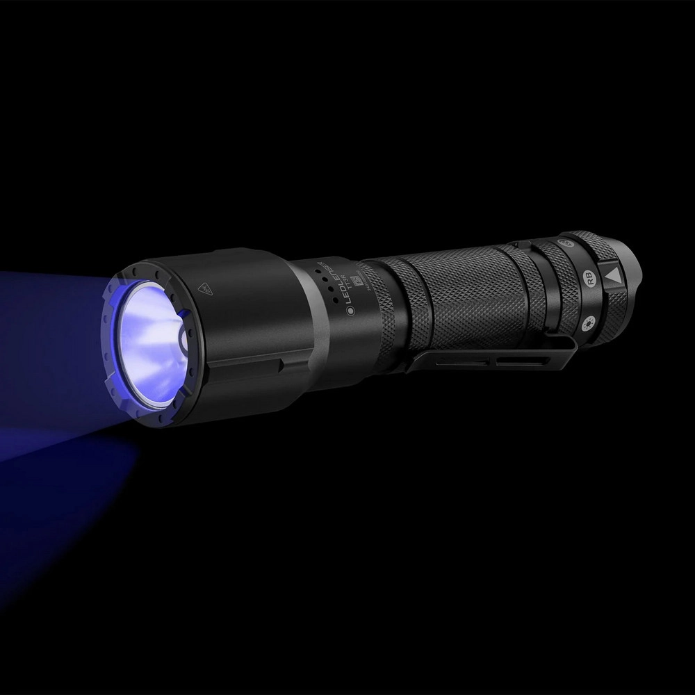 Ledlenser TT3R Taktik El Feneri 1900 Lümen Kırmızı Mavi Işıklı