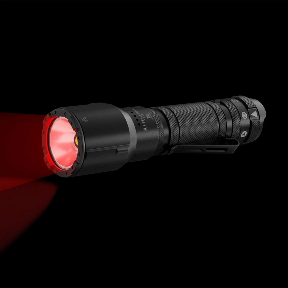 Ledlenser TT3R Taktik El Feneri 1900 Lümen Kırmızı Mavi Işıklı