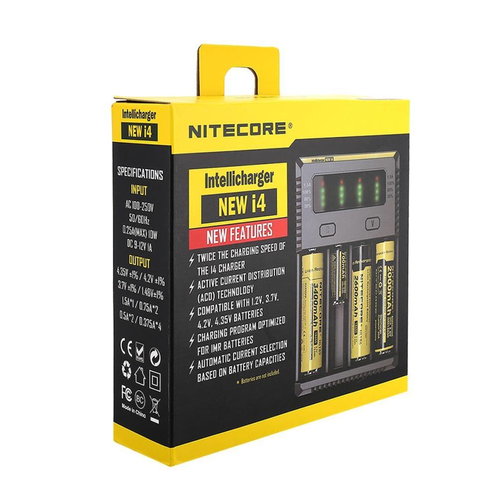 Nitecore%20New%20İ4%20İntelli%20Charger%20Li-ion%20/%20NI-CD%20/%20NI-MH%20Pil%20Şarj%20Cihazı