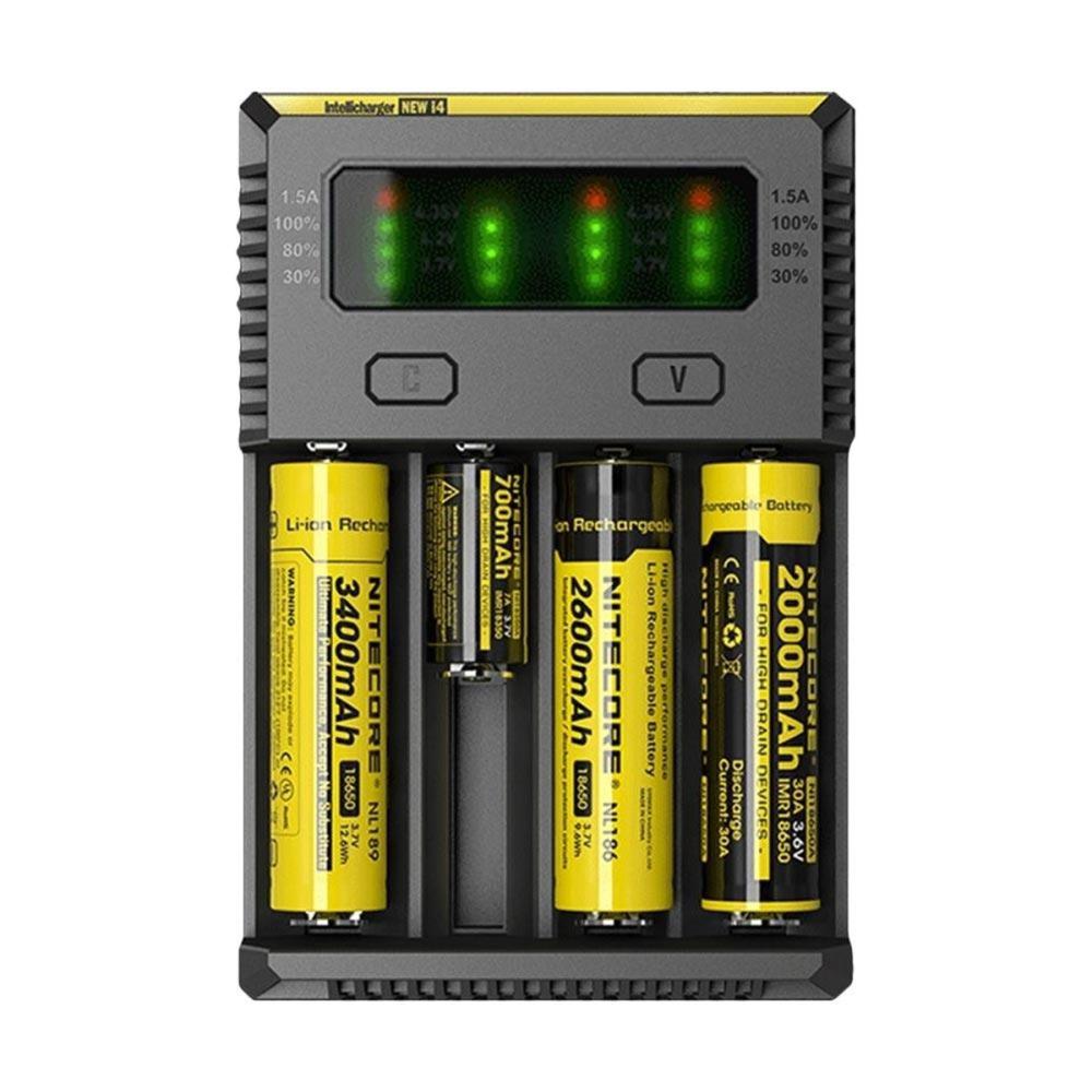 Nitecore%20New%20İ4%20İntelli%20Charger%20Li-ion%20/%20NI-CD%20/%20NI-MH%20Pil%20Şarj%20Cihazı