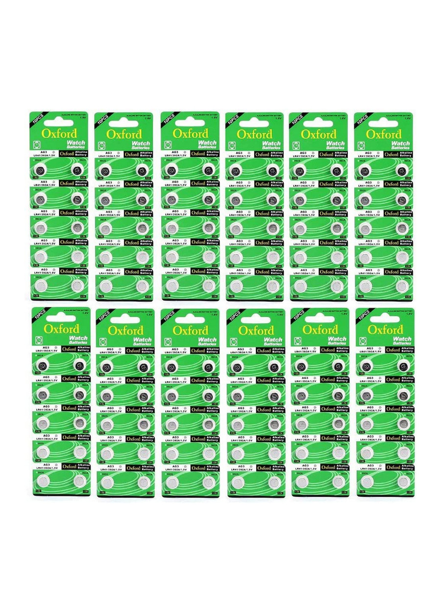 Oxford AG3 LR41 392 SR41 1.5V Alkalin Saat Pili 100 Adet