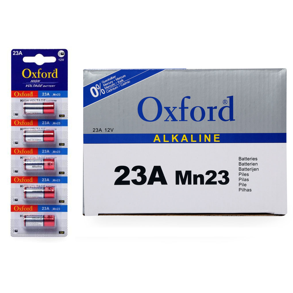 Oxford 23A MN23 V23A V23GA 12 Volt Alkalin Pil 100’lü Paket