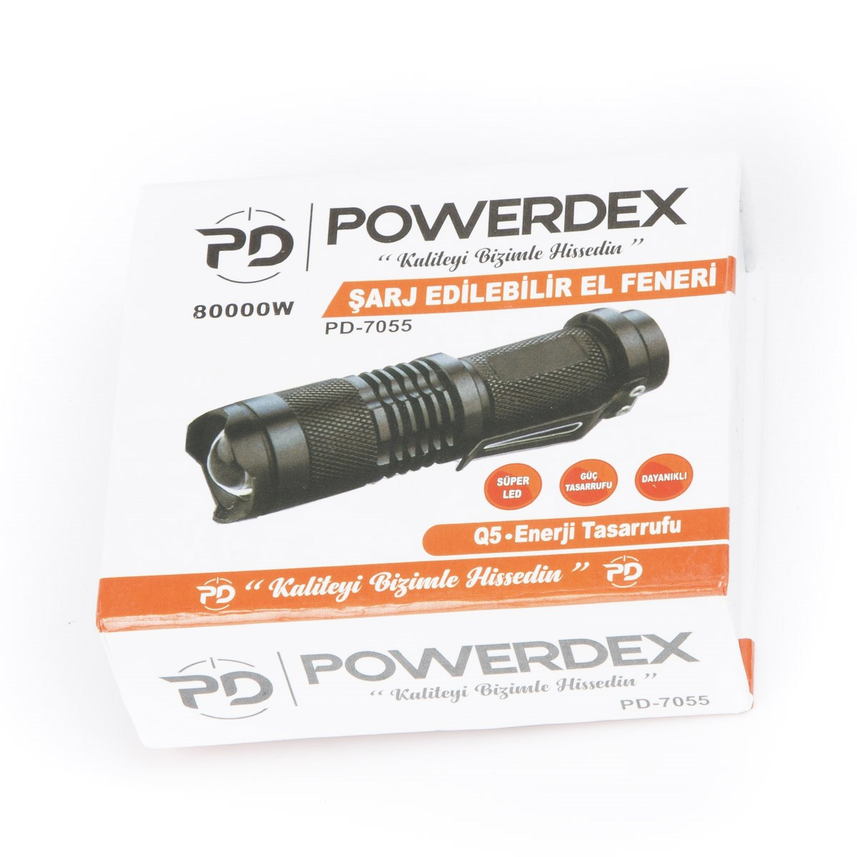 Powerdex%20PD-7055%20Şarj%20Edilebilir%20El%20Feneri