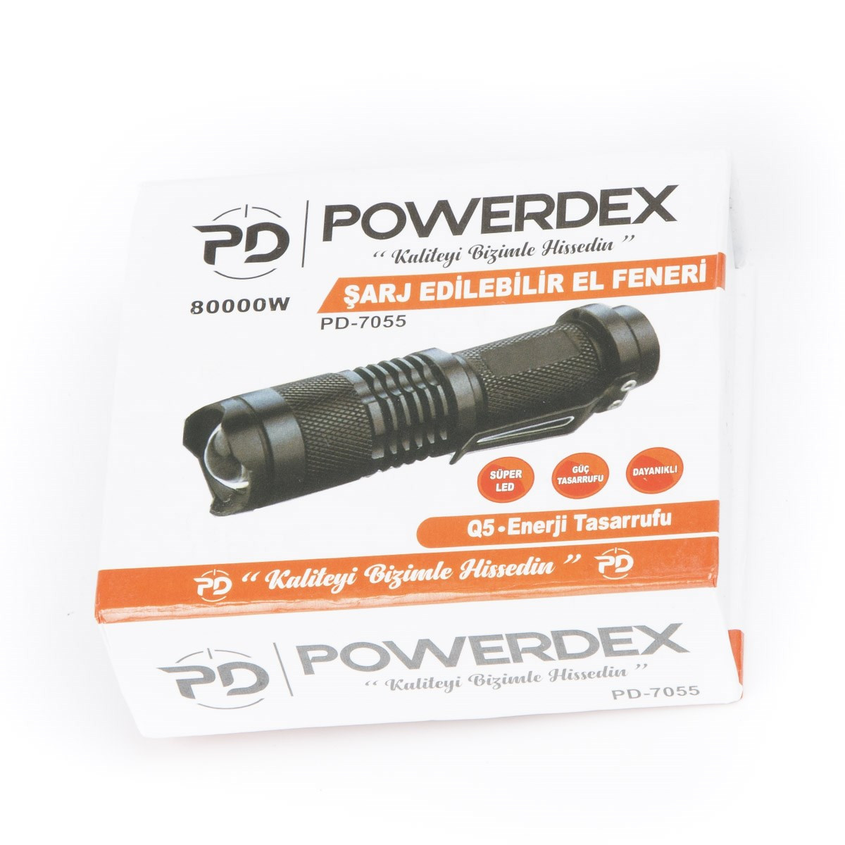 Powerdex PD-7055 Şarj Edilebilir El Feneri