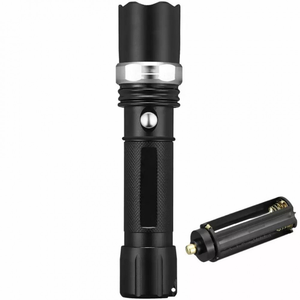 Kama Star KM-110 Ledli + Flashlight + Zoom Özellikli 6 Parça Full Set Profesyonel Şarjlı El Feneri
