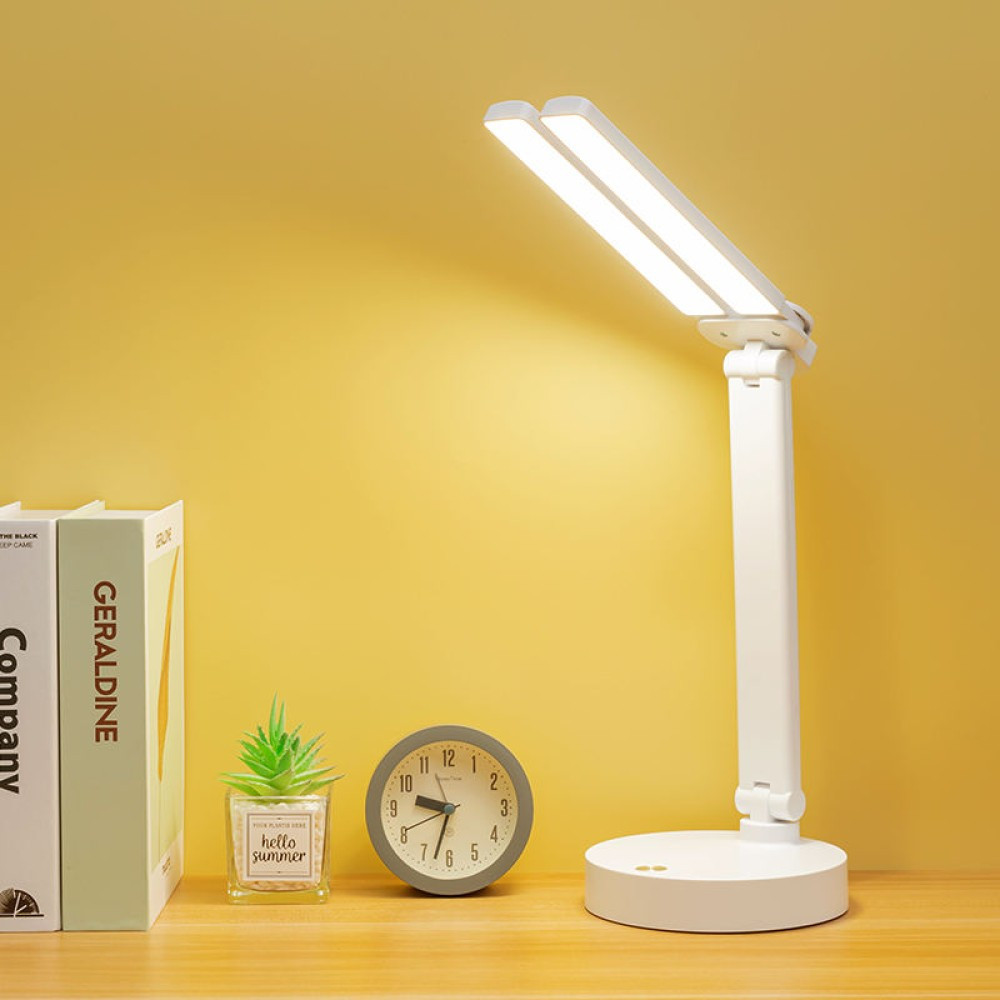 PeakStar PS-1960 Şarjlı Dokunmatik 3 Renk 40 Led Çalışma Okuma Işığı Çocuk Odası Ambiyans Modlu Gece Lambası