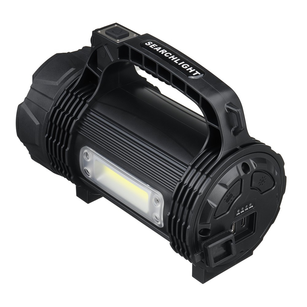 PeakStar%20PS-889%20Su%20Geçirmez%20Yüksek%20Güçlü%20Led%2030W%20Şarj%20Edilebilir%20Powerbank%20Özellikli%20Projektör%20Profesyonel%20El%20Feneri