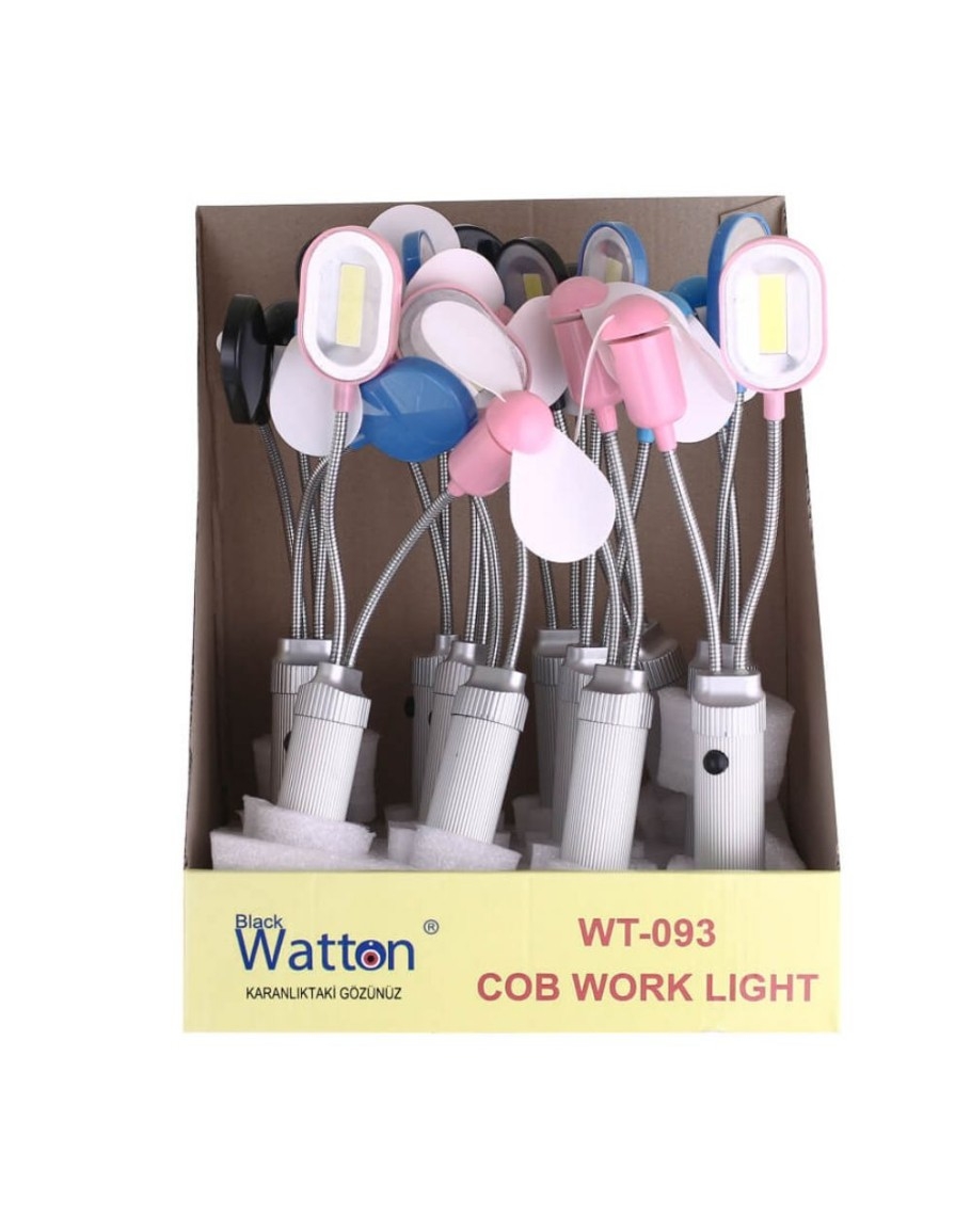 Watton WT-093 Pervane ve Mıknatıslı Masa Lambası