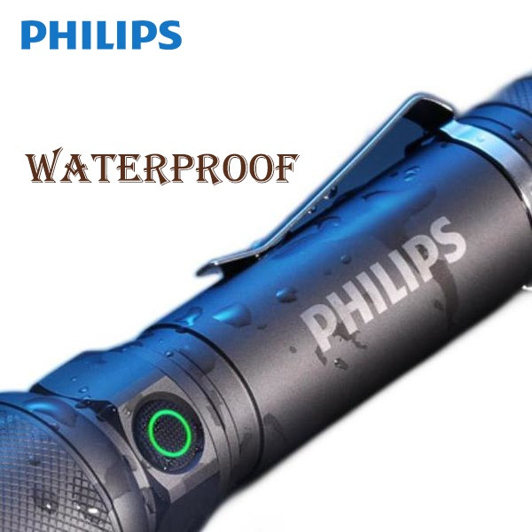 Philips SFL2188/93 450 Lümen 200 Metre Menzilli IP55 Su Geçirmez 2200MAH Type-C Şarj Edilebilir LED El Feneri
