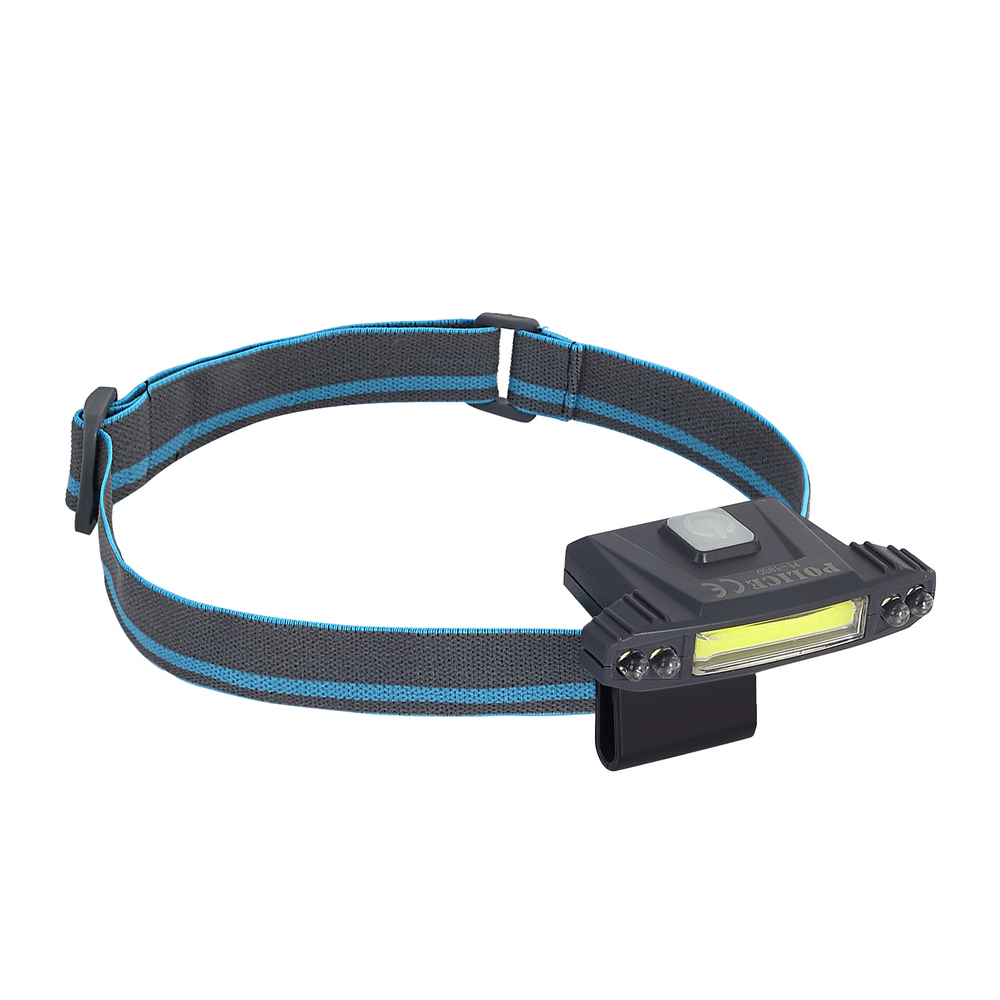 Police PS-1930 USB Şarjlı COB Led Şapka Feneri