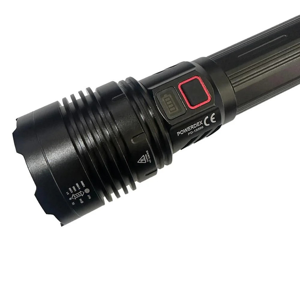 Powerdex PD-12500 50 Watt 5000 Lümen Profesyonel Büyük Şarjlı El Feneri