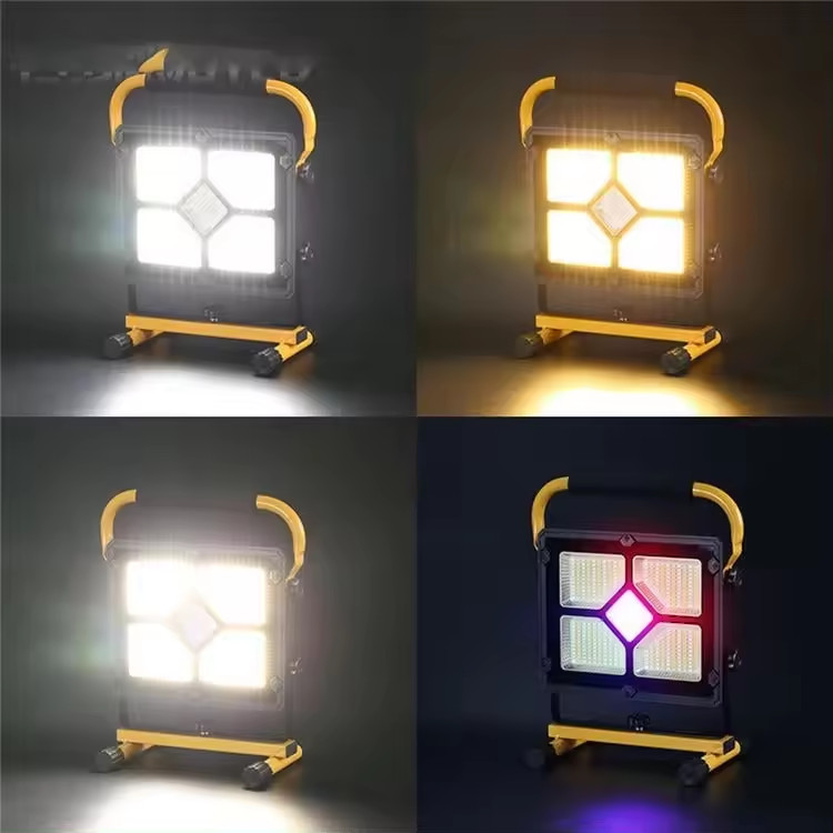 Powerdex PD-7070PRO 400 LED Profesyonel Çakar Işıklı Güneş Enerjili Projektör
