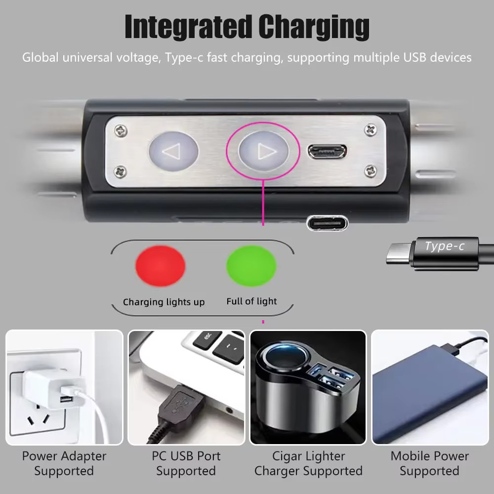 Powerdex PD-9007 20 Watt 500 Lümen UV LED Şarjlı El Feneri