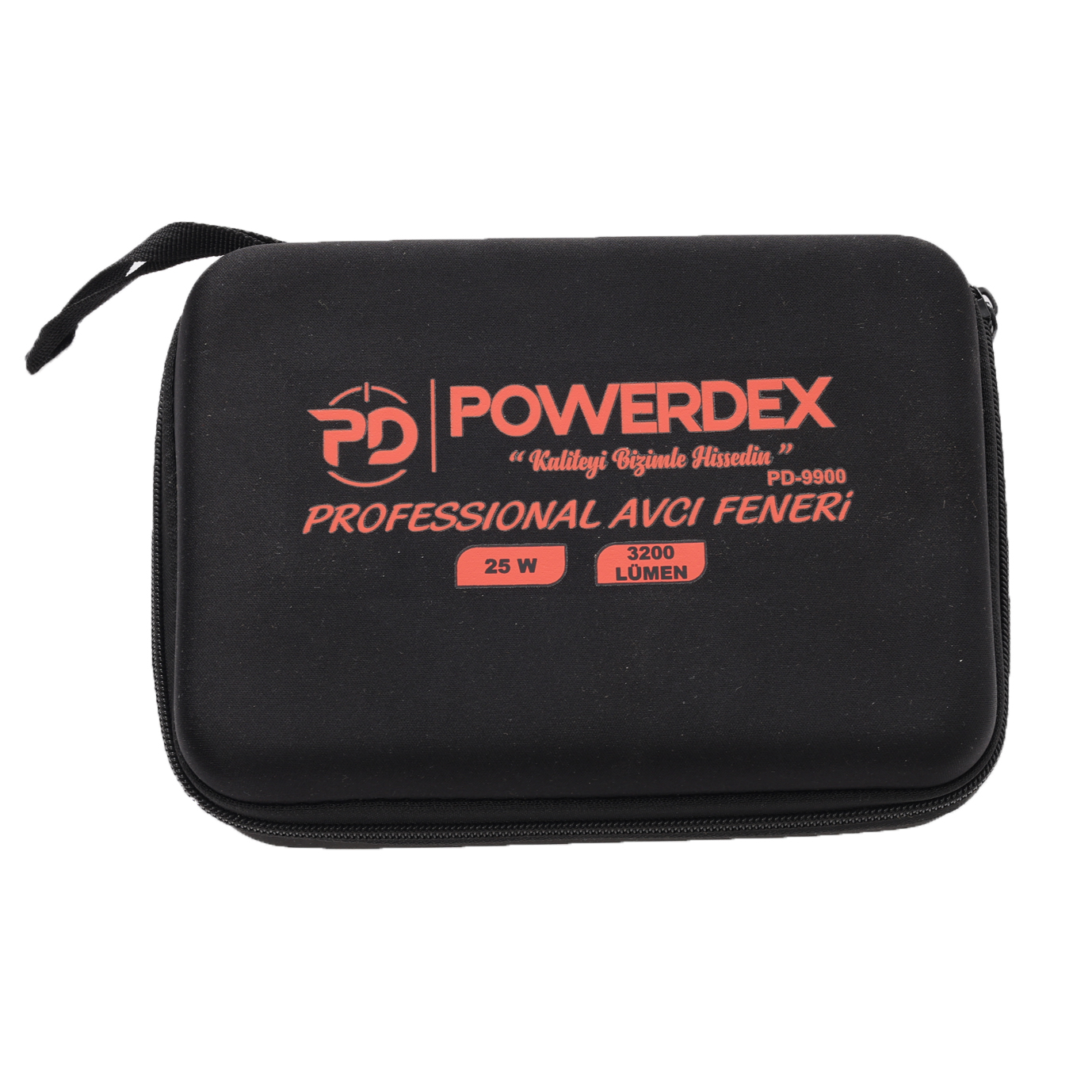 Powerdex PD-9900 Su Geçirmez 25 Watt 3200 Lümen Süper Güçlü LED Profesyonel Şarjlı El Feneri