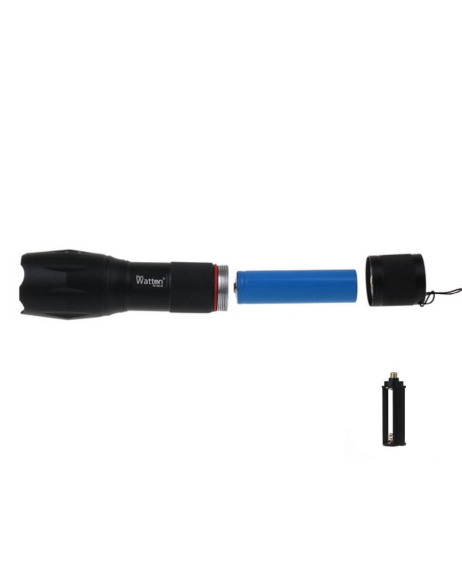 Watton WT-023 TX6 LED Güçlü Şarjlı El Feneri 500m Uzun Menzil