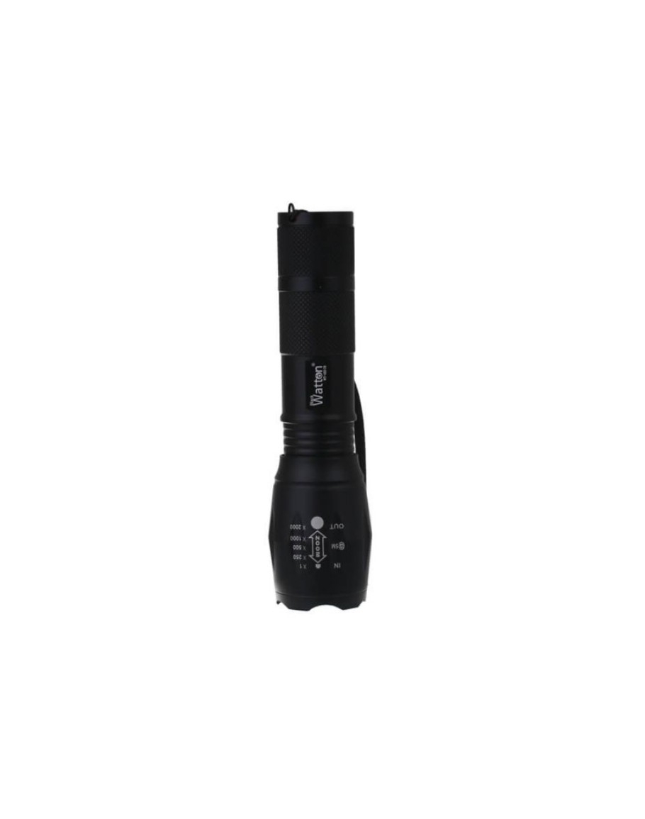 Watton WT-023 TX6 LED Güçlü Şarjlı El Feneri 500m Uzun Menzil