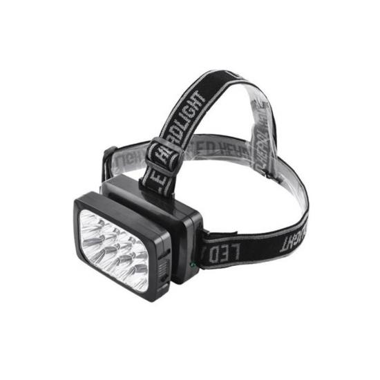 Watton WT-064 12 Ledli Güçlü Şarjlı Kafa Feneri