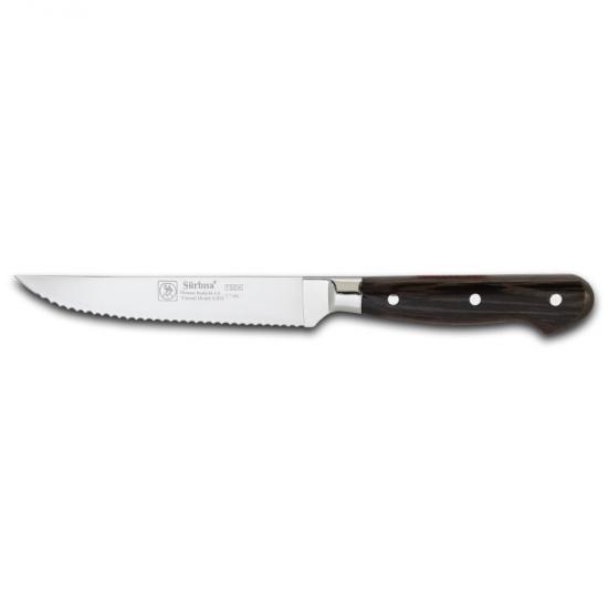 Sürbisa 61003-YM-LZ Lazerli Ahşap Saplı Steak Bıçağı