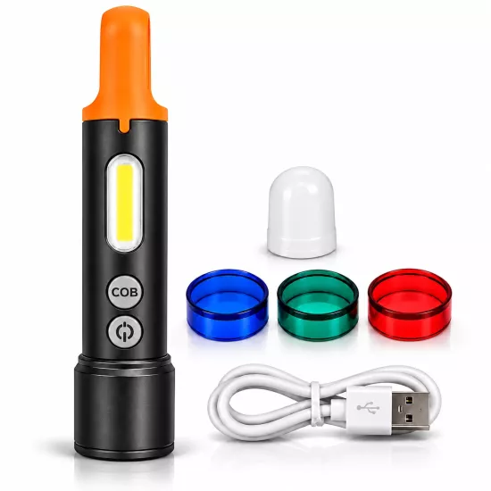 Gold Silver GS-7560 Ultra Parlak COB Led 9 Modlu Askılı Şarjlı El Feneri