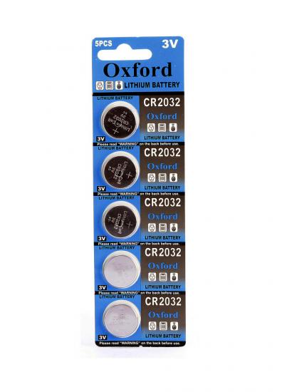 Oxford CR2032 3V Lityum Bios Baskül Terazi Pili 5’li Kartela 5 Adet