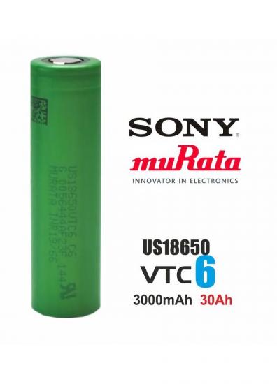 Sony VTC6 18650 3.7V 3000 Mah Li-İon Şarjlı Tekli