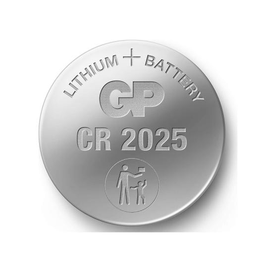 GP CR2025 3V Lityum Blister Düğme Pil 5 x 20’li