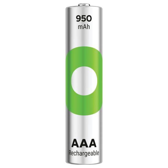 GP ReCyko R03-UM4 1000 Serisi 950 mAh AAA Ni-MH Şarj Edilebilir İnce Kalem Pil 4’lü