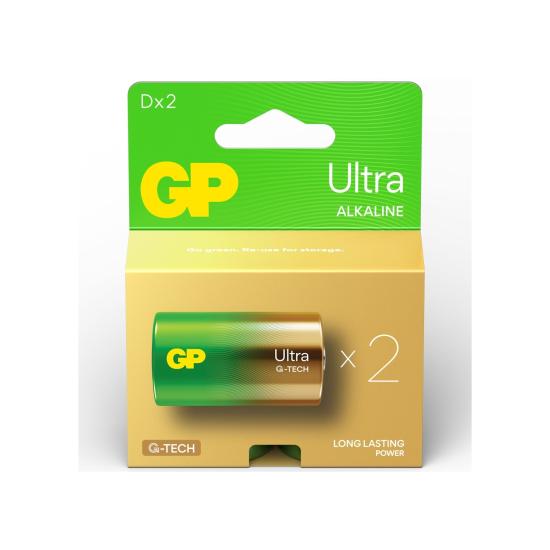 GP G-Tech Ultra Alkalin Lr20 1.5 V Büyük Boy D Pil 2’li