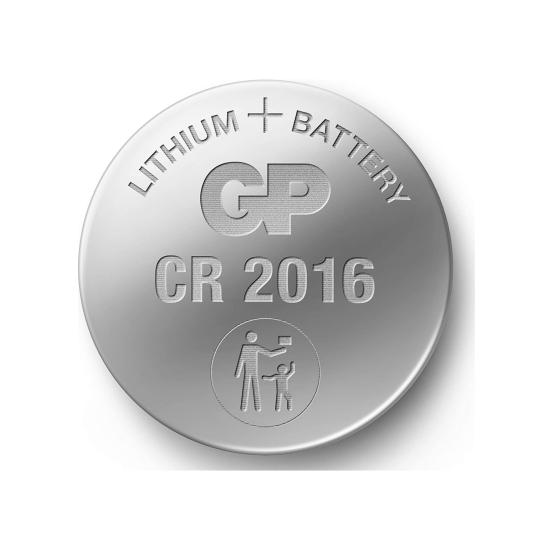 GP CR2016 3V Lityum Kartela Düğme Pil 5 x 10’lu