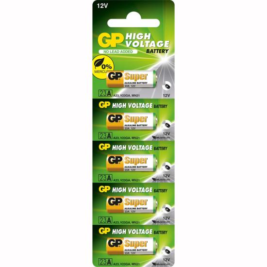 GP Ultra 23A-C5 MN21 12V Alkalin Pil 5’li