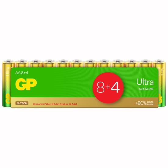 G-Tech Ultra Alkalin Kalem LR6 - AA Boy 1.5V Pil 12 Adet