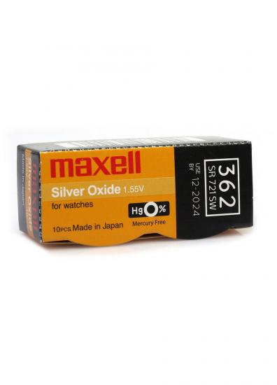 Maxell 362 SR721SW Alkalin Hafıza Saat Pili 10 Adet