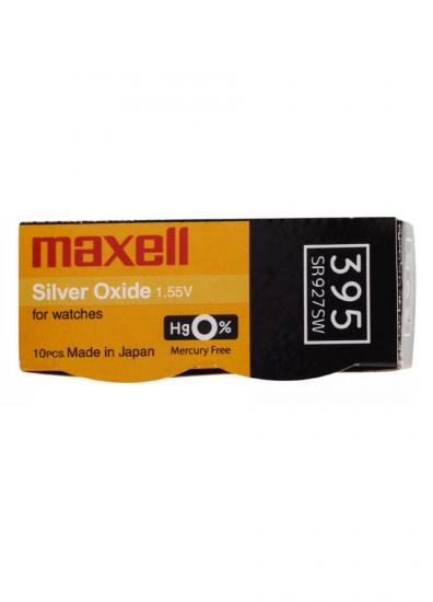 Maxell 395 SR927SW Alkalin Hafıza Saat Pili 10 Adet