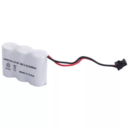 Supex SP-300 3’lü Kısa 3.6V NiCd 300mAh Telsiz Telefon Pili Fişli