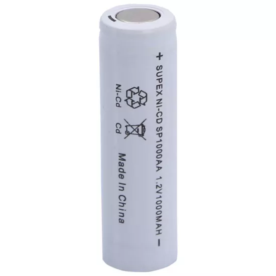 Supex SP1000AA 1.2V 1000mAh Ni-CD Düz Kafa Kalem Pil