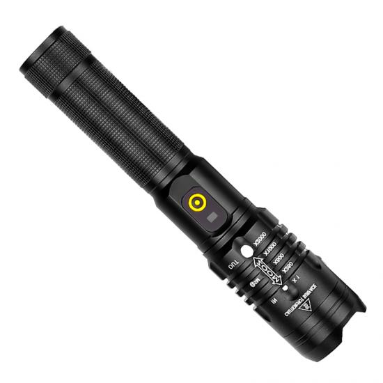 Pocketman PM080 Zoomlu Xhp 50 Led USB Şarj Edilebilir Profesyonel El Feneri